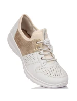 Pohodlná poltopánka Rieker W L3254-80 biela