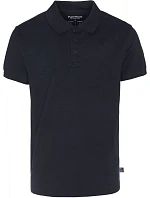 Pánské piqué polo z těžké bavlny 74.0 black model 22413024 - Pure Waste Pánské piqué polo z těžké bavlny 74.0 black model 22413024 - Pure Waste