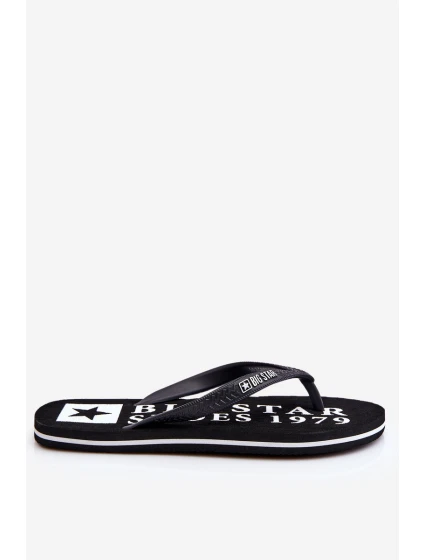 Pánské lehké žabky Big Star model 21610677 Černá - Big Star Shoes