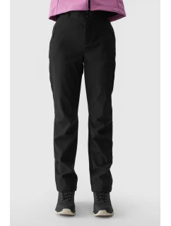 Spodnie trekkingowe Softshellowe Membrana 5000 Damskie 4F 4FWAW24TFTRF0784-20S Czarne