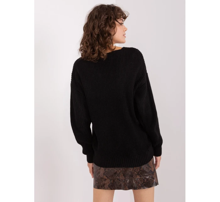 BA SW 8028 jumper.77 čierna