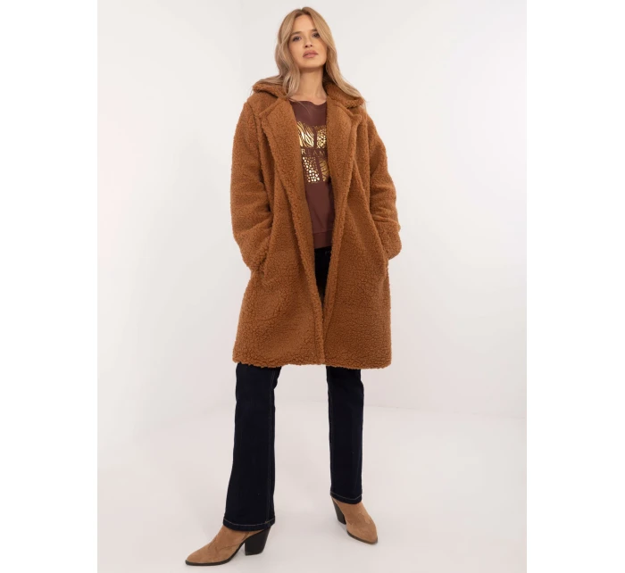 Kabát DHJ EN model 20692119 světle hnědý - FPrice