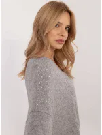 Jumper DHJ SW 17690.21 sivý Jumper DHJ SW 17690.21 sivý