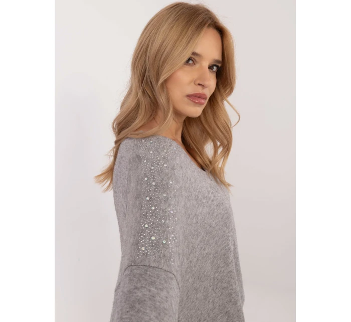 Jumper DHJ SW 17690.21 sivý Jumper DHJ SW 17690.21 sivý