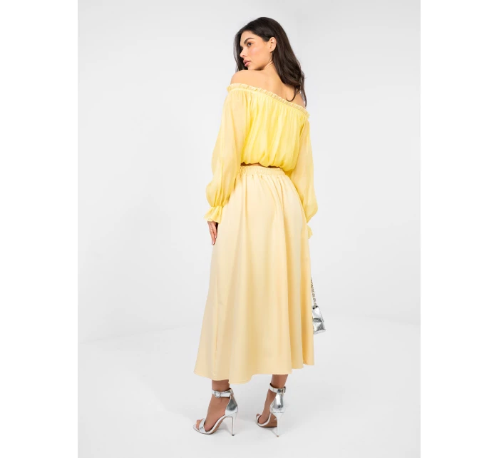 Sukňa IT SD 81036.82 svetložltá