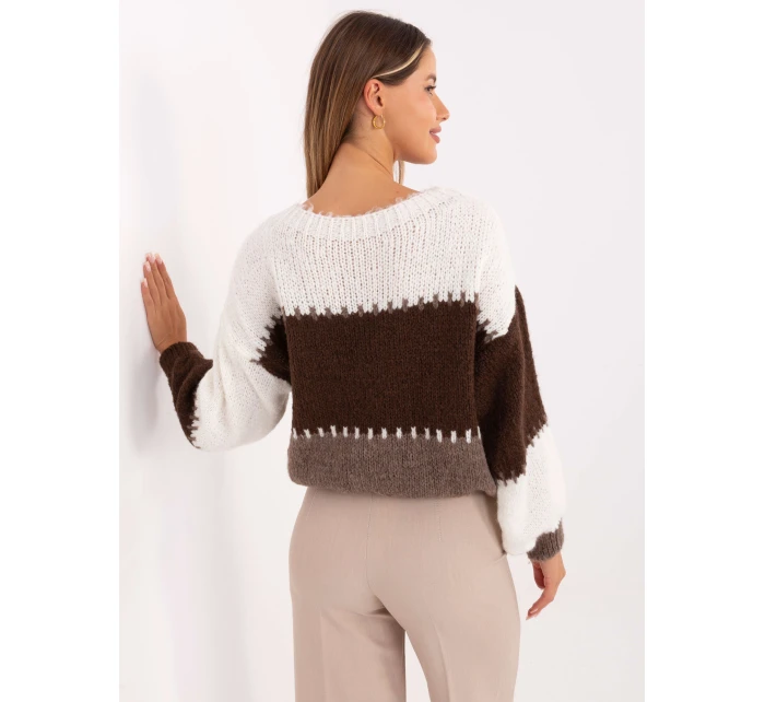 Jumper MI SW 3181.22 hnedý Jumper MI SW 3181.22 hnedý