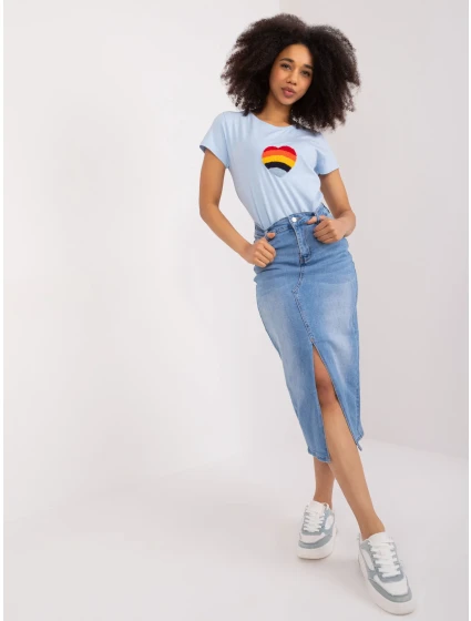 Bluzka RV BZ model 19734979 jasny niebieski - FPrice