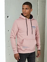 FashionStreet pánska ružová mikina s kapucňou BX5692