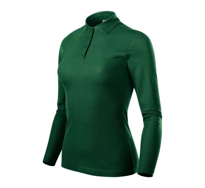 Tmavo zelené polo tričko Malfini Pique Polo LS W MLI-231D3 Tmavo zelené polo tričko Malfini Pique Polo LS W MLI-231D3