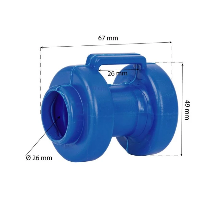 TRAMPOLÍNA TYČ HRÍBOVÁ ČIAPKA MODRÁ 1KS TRAMPOLÍNA TYČ HRÍBOVÁ ČIAPKA MODRÁ 1KS