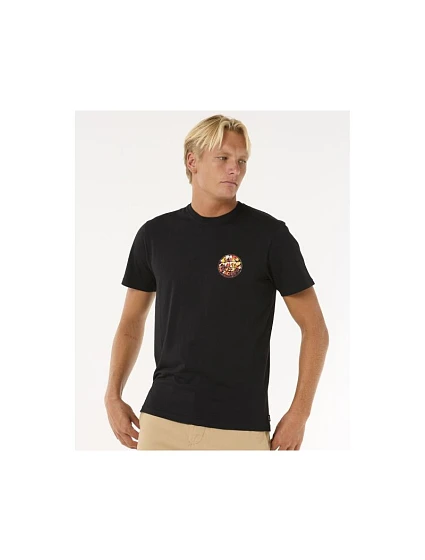 Tričko Icon Tee, černé model 22235507 - Rip Curl Tričko Icon Tee, černé model 22235507 - Rip Curl