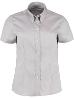 KK 701 Halenka Oxford s krátkým rukávem silver grey model 22420395 - Kustom Kit KK 701 Halenka Oxford s krátkým rukávem silver grey model 22420395 - Kustom Kit
