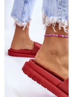 Damskie Klapki Big Star LL274430 Czerwone Damskie Klapki Big Star LL274430 Czerwone