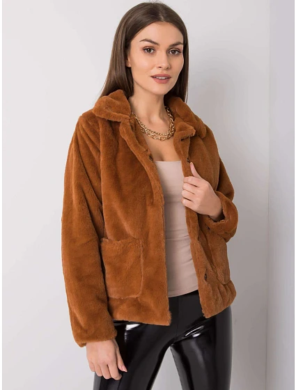Bunda 217 KR model 14839487 hnědá - FPrice Bunda 217 KR model 14839487 hnědá - FPrice