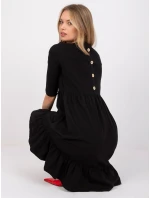 Šaty RV SK model 17047303 černá - FPrice Šaty RV SK model 17047303 černá - FPrice