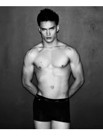 Kvalitné pánske boxerky ATLANTIC PREMIUM - čierne