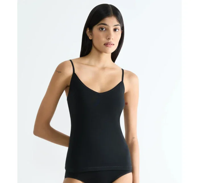 sloggi GO Daily Cotton Spaghetti Top - BLACK - SLOGGI BLACK - SLOGGI sloggi GO Daily Cotton Spaghetti Top - BLACK - SLOGGI BLACK - SLOGGI