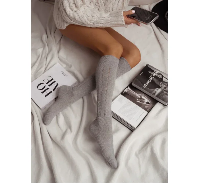 Milena podkolienky 0330 Azure Plaid 37-41