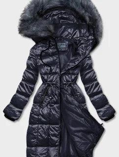 METALICZNA KURTKA ZIMOWA DAMSKA GRANATOWA model 21245395 - S'WEST