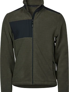 TJ Fleecová bunda 18. deep green/black model 22498790 - Tee Jays
