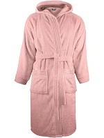 Bathrobe Župan s kapucí salmon model 22526786 - The One Towelling Bathrobe Župan s kapucí salmon model 22526786 - The One Towelling