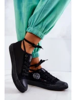 Dámské tenisky BIG STAR model 21575224 Černé - Big Star Shoes Dámské tenisky BIG STAR model 21575224 Černé - Big Star Shoes