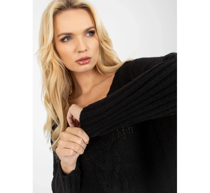 Dámsky sveter TW SW BI M903 33X čierny Dámsky sveter TW SW BI M903 33X čierny