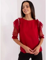 Blúzka LK BZ 506682.26P bordová - FPrise Blúzka LK BZ 506682.26P bordová - FPrise