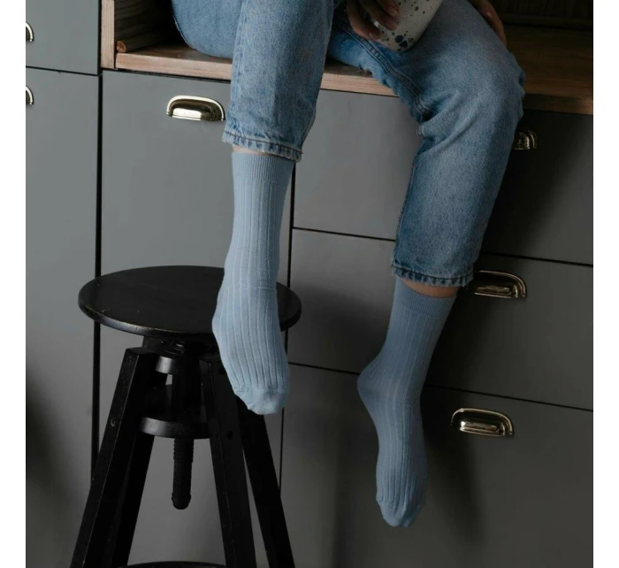 Dámské žebrované ponožky model 16327067 Merino - Steven Dámské žebrované ponožky model 16327067 Merino - Steven