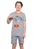 Chlapčenské pyžamo Bafi šedej