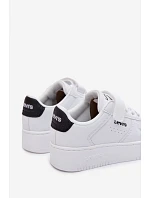 Dětské tenisky na suchý zip LEVI'S NEW UNION BOLD Bílé