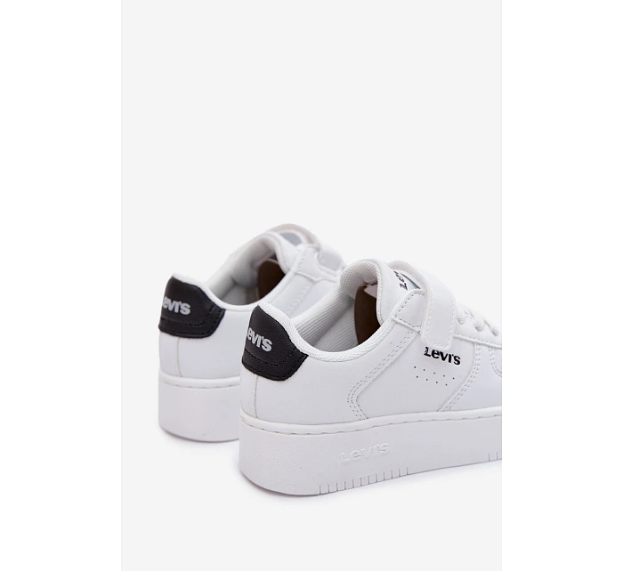 Dětské tenisky na suchý zip LEVI'S NEW UNION BOLD Bílé
