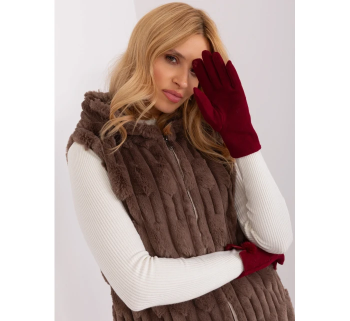 Rukavice AT RK 239506.98 bordová