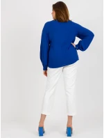 Dámska košeľa LK KS 509032.88P tmavo modrá - FPrice