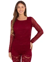 Blúzka MI BZ 272403.19P bordová