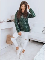 Dámská bunda tmavě zelená Dstreet model 21964261 - FashionStreet Dámská bunda tmavě zelená Dstreet model 21964261 - FashionStreet