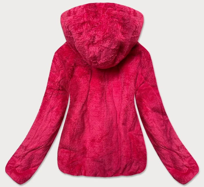 Dámska krátka červená bunda 2 v 1 (H1029-29)