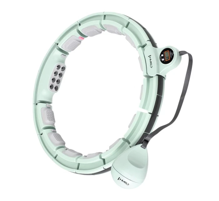 Hula Hop HMS HHM13 s magnetmi, závažím a zeleným počítadlom Hula Hop HMS HHM13 s magnetmi, závažím a zeleným počítadlom