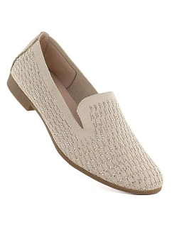 Dámske lodičky so zirkónmi béžové Bugatti TT2N4205