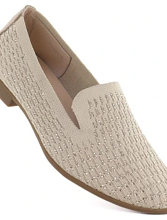 Dámske lodičky so zirkónmi béžové Bugatti TT2N4205