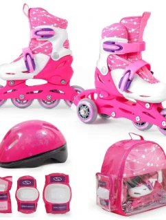 Sport Pink LED kolečkové brusle 2 v 1 model 21761702 - SMJ