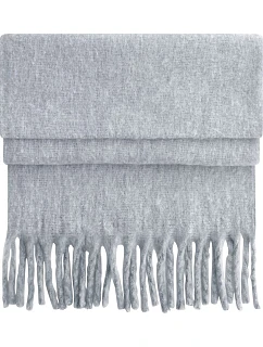 B Šála "Fluffy" 53. heather grey model 22452807 - Beechfield