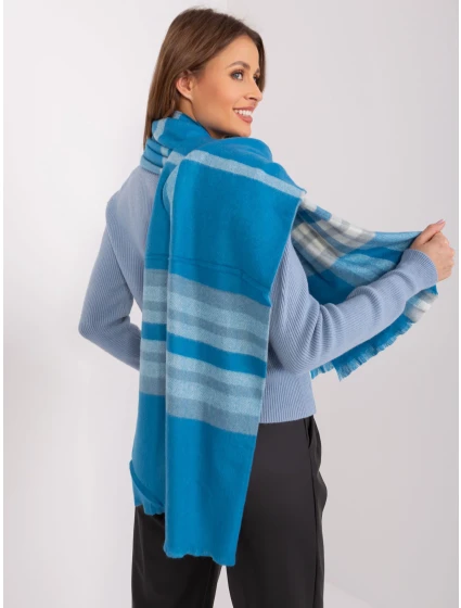 Szalik AT SZ  szaro niebieski model 19309672 - FPrice