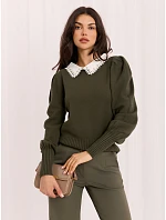 Sweter IR SW model 22401005 khaki - FPrice Sweter IR SW model 22401005 khaki - FPrice