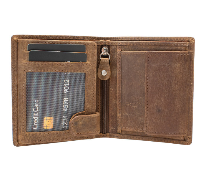 Peňaženka Semiline RFID P8269-1 Brown