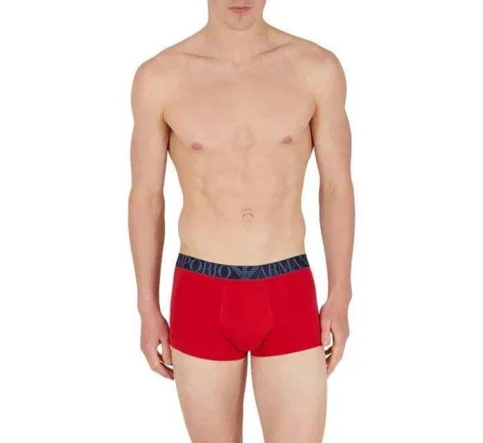 Pánske boxerky 3Pack 111357 4R726 modrá/červená/tmavá. modrá - Emporio Armani Pánske boxerky 3Pack 111357 4R726 modrá/červená/tmavá. modrá - Emporio Armani