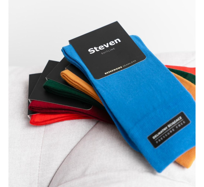 Hladké pánske ponožky k obleku Steven art.056 42-47