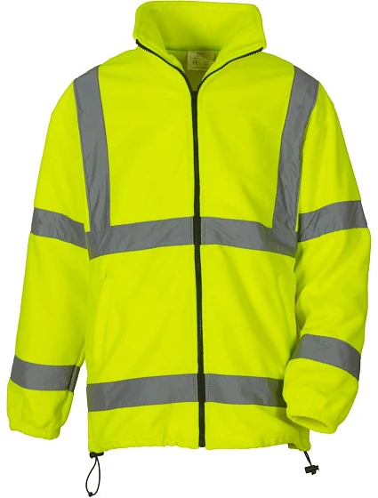 Yoko HVK 08 Hi-Vis fleecová bunda 79.VK08, žltá s vysokou viditeľnosťou Yoko HVK 08 Hi-Vis fleecová bunda 79.VK08, žltá s vysokou viditeľnosťou