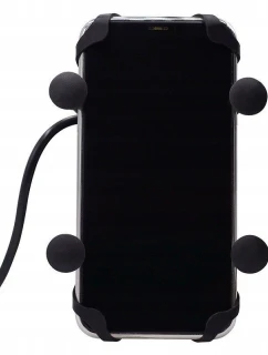 Držiak a nabíjačka telefónu FreedConn MC7C + držiak na rám hlavy BM2R