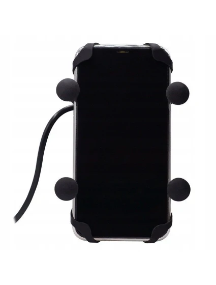 Držiak a nabíjačka telefónu FreedConn MC7C + držiak na rám hlavy BM2R